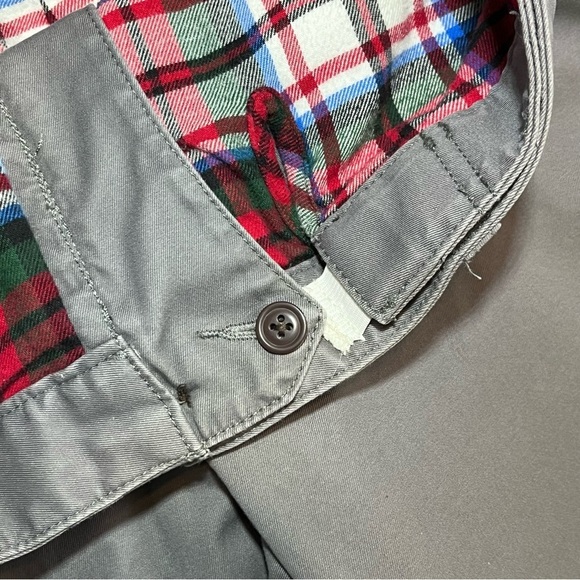 Lands' End Flannel Lined Comfort Waist Chinos Pants Mens Size 42X27 Gray - Picture 9 of 13